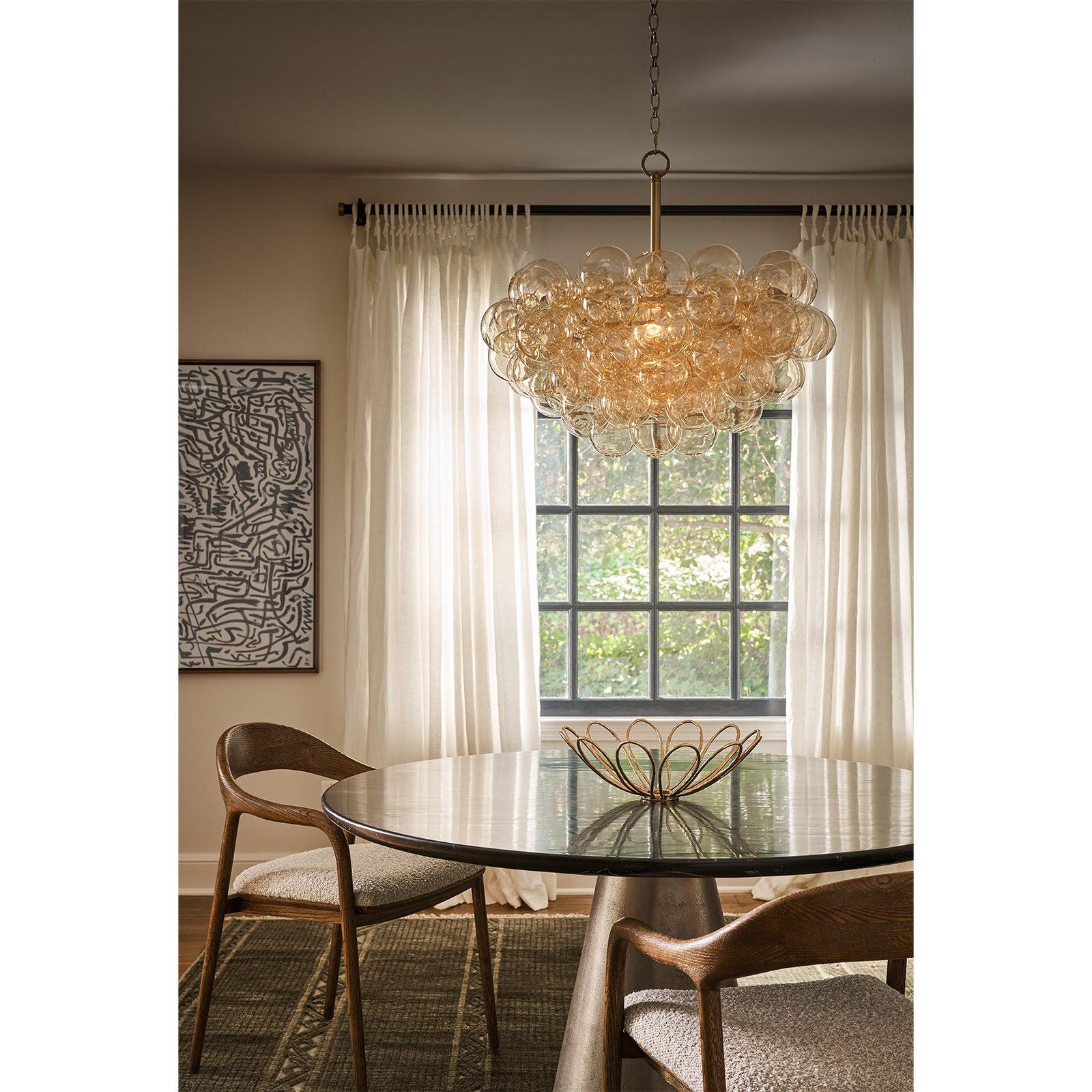 Bubbles Chandelier Amber | Regina Andrew Detroit